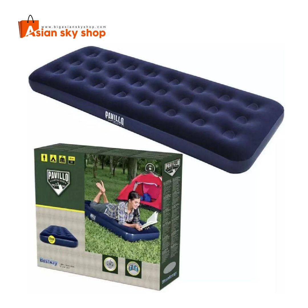 single air mattress 22cm with flocked top