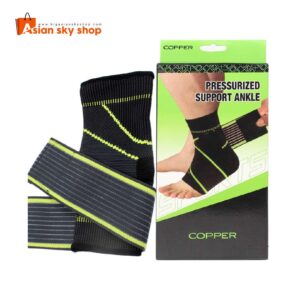 Breathable Copper-Infused Ankle Compression Sleeve