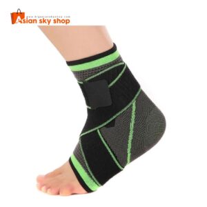 Adjustable Copper Ankle Support Sleeve for Left and Right Foot