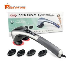 Dual head infrared body massager with heat therapy