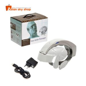 Electric head massager with soft silicone massage nodes