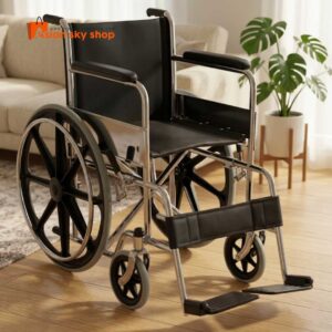 Kaiyang folding wheelchair rear wheel brakes safety feature