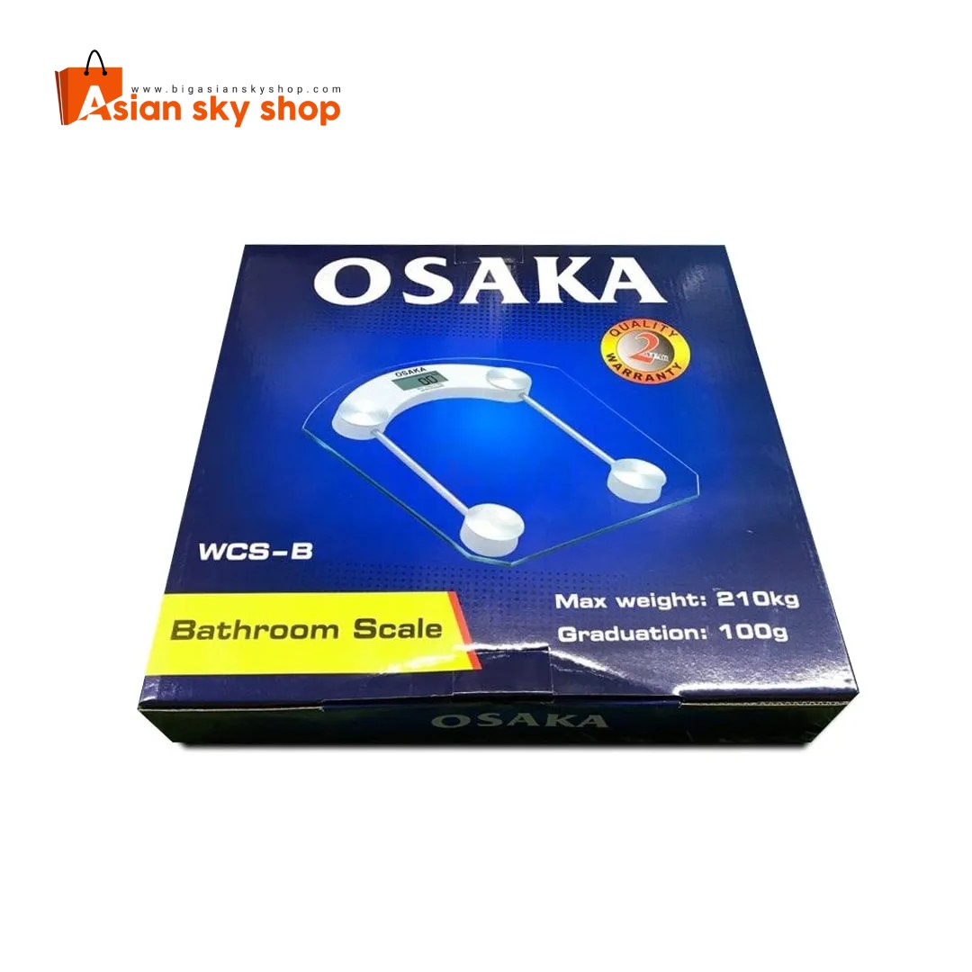 Close-up of digital display on Osaka Body Weight Scale