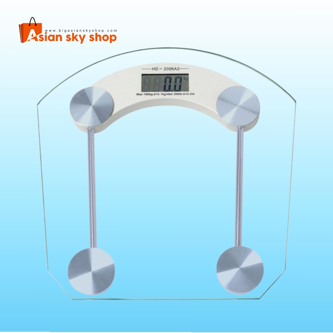 Osaka Body Weight Scale digital bathroom scale with tempered glass
