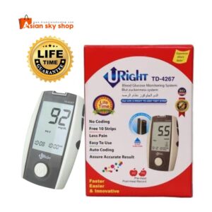 URight blood glucose monitor TD-4267 for accurate diabetes testing