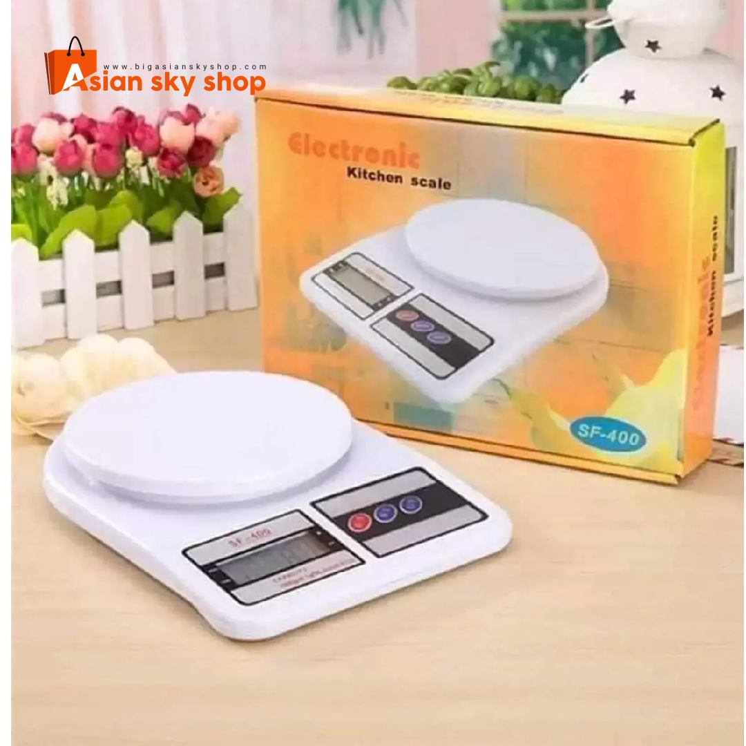 10kg digital kitchen weighing scale with 1g accuracy and tare function