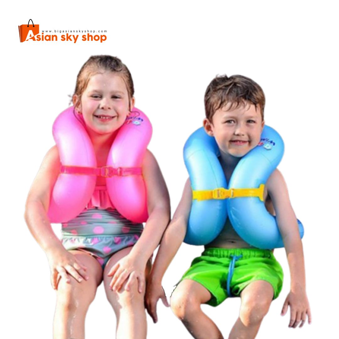 Kids Inflatable Swim Vest for Swimming Safety