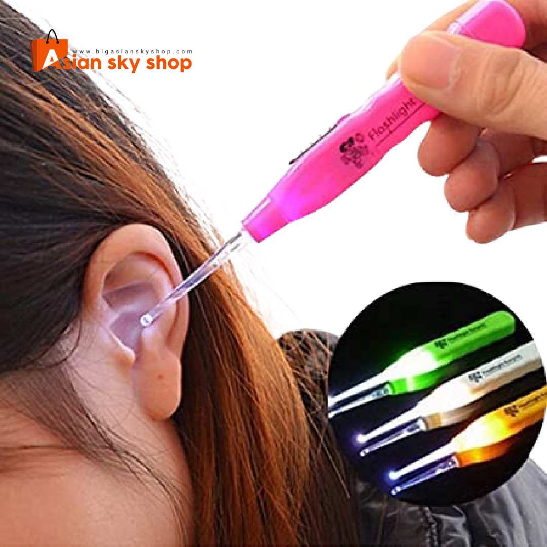 LED ear cleaner earpick with light