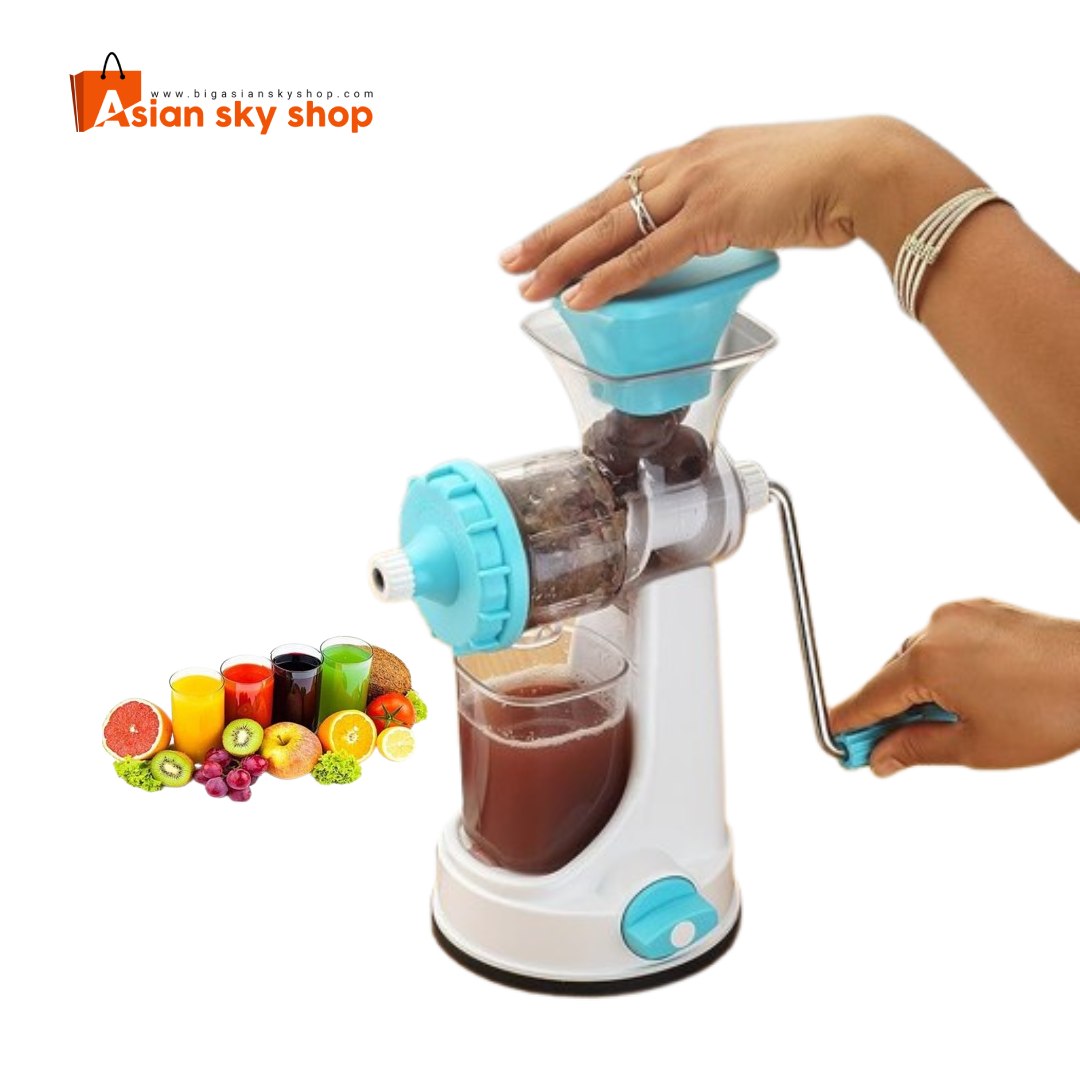 Manual Juice Maker hand-operated stainless steel fruit juicer for fresh orange and lemon juice at home