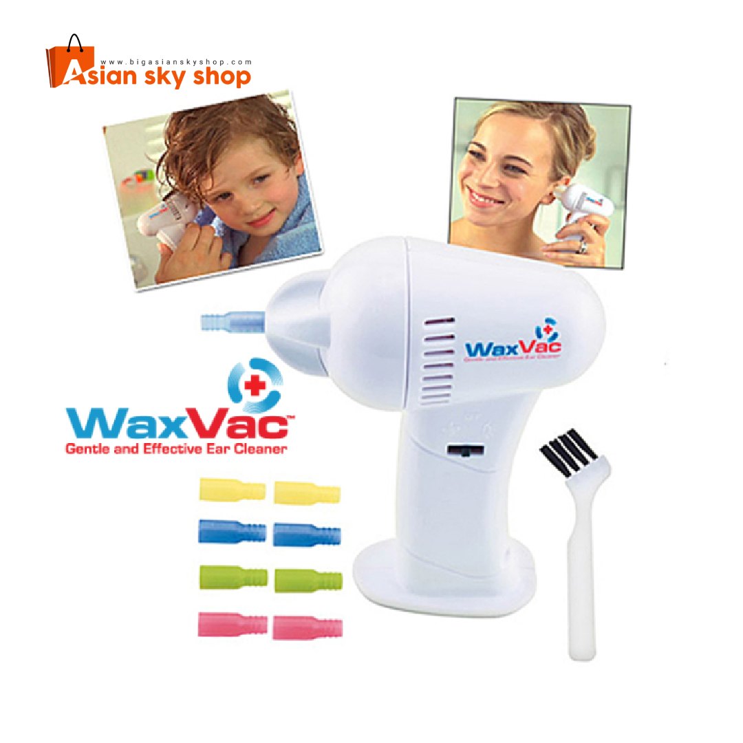 WAX Vac Ear Cleaner White WAX Vac Ear Cleaner Tip Close-up