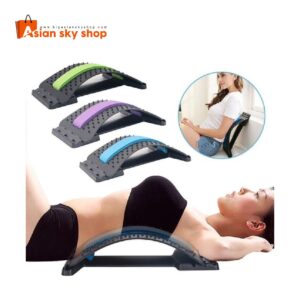 Magic Back Adjustable Stretcher for lumbar pain relief and posture correction