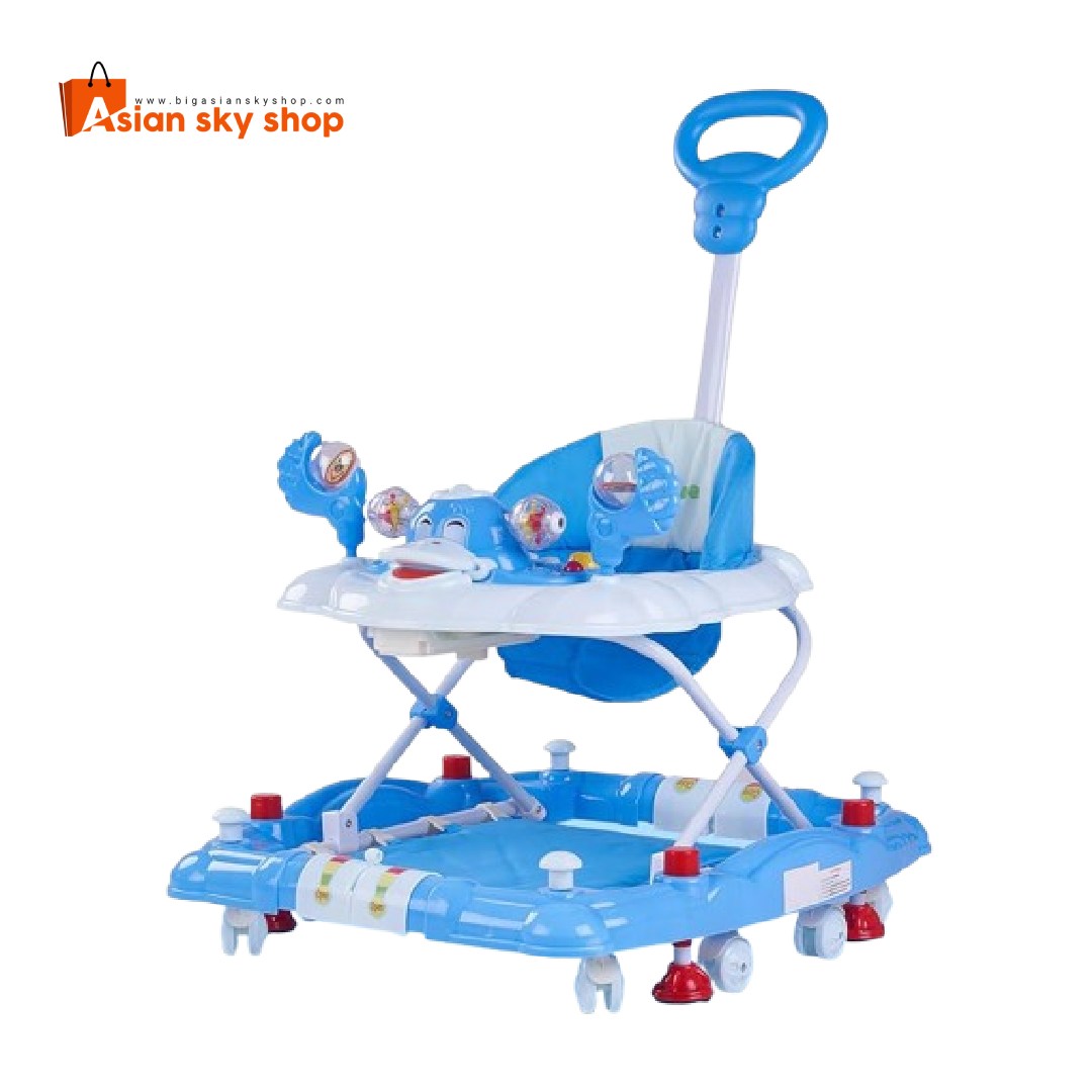 Baby Walker with Musical Toys and Push Handle