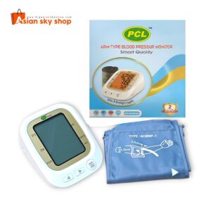 PCL Digital Blood Pressure Monitor JN-163D front view with LCD display and cuff