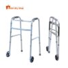 Adjustable folding walking walker for safe patient mobility support