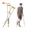 Adjustable under arm crutches for safe walking support