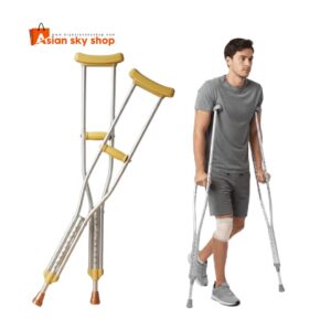 Adjustable under arm crutches for safe walking support
