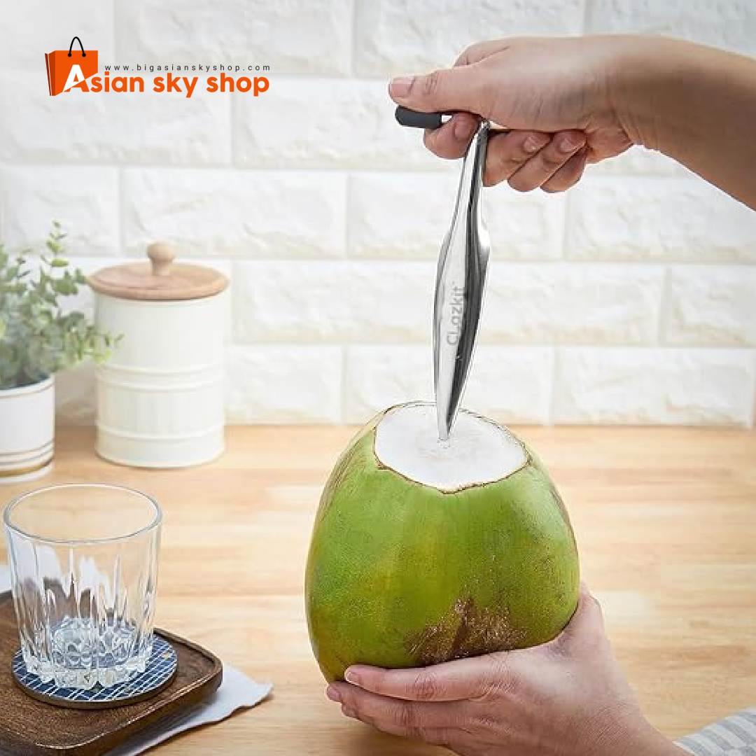 coconut opener tool stainless steel manual coconut drill