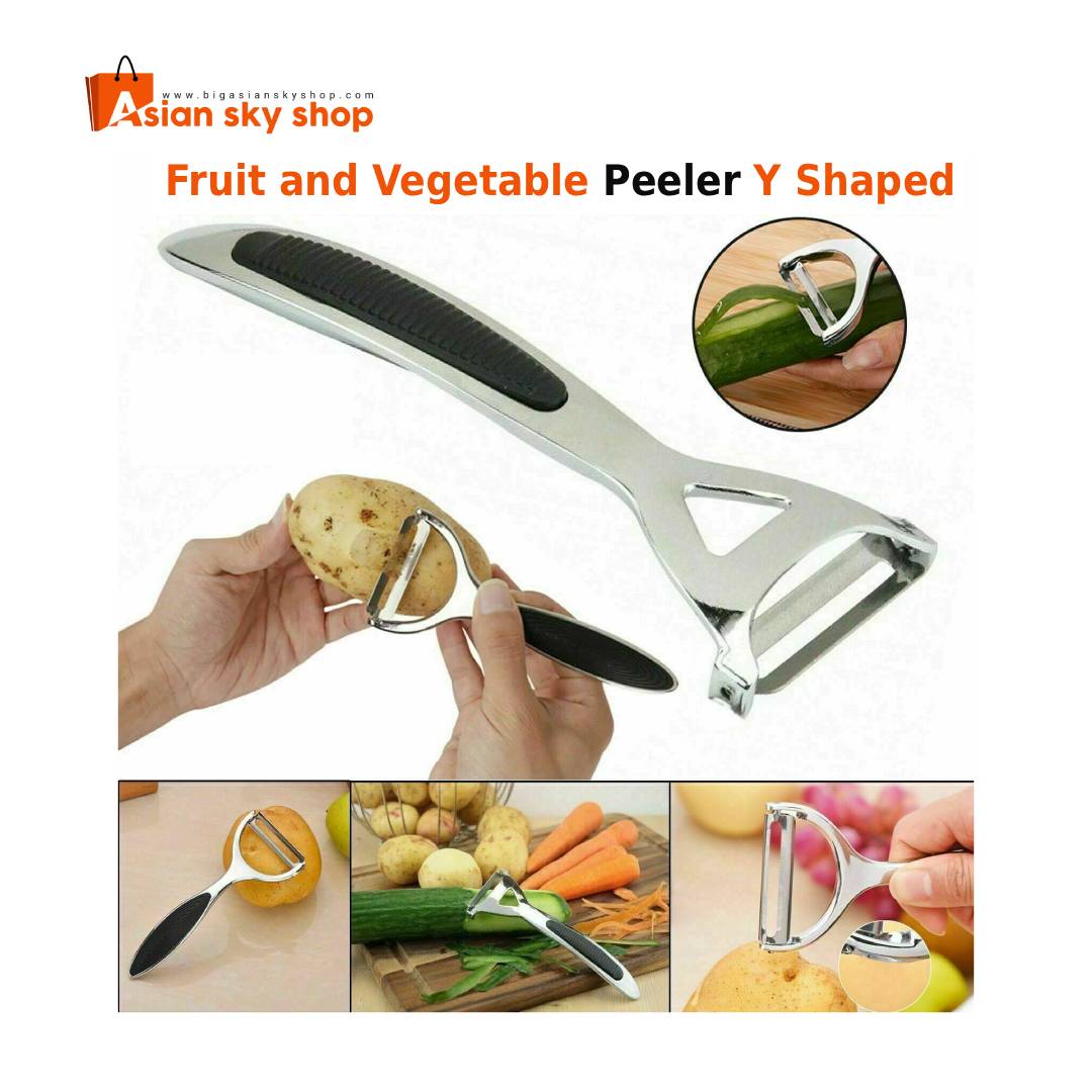 Y shaped vegetable peeler stainless steel blade