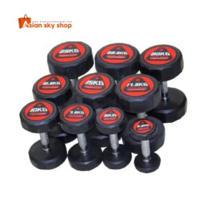 PU coated Iron Man dumbbells for fitness training