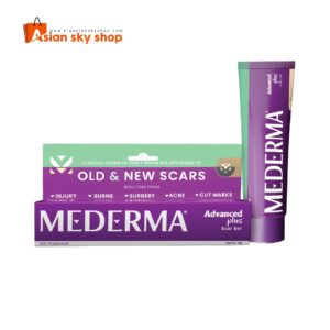 Mederma Advanced Plus Scar Gel tube close up