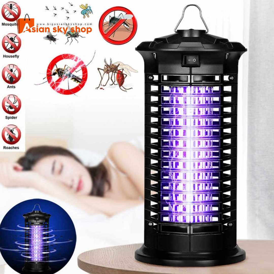 HK-1107 mosquito zapper lamp stylish design with protective grid