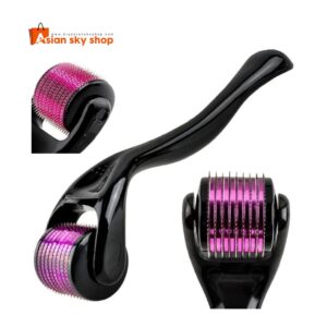 Microneedle derma roller for hair growth and beard care treatment