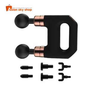 Double Head Massage Gun Pro deep tissue percussion massager for full body muscle recovery