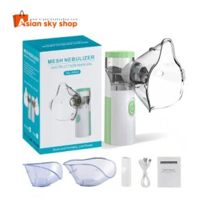 Ultrasonic mesh producing fine mist for effective inhalation therapy