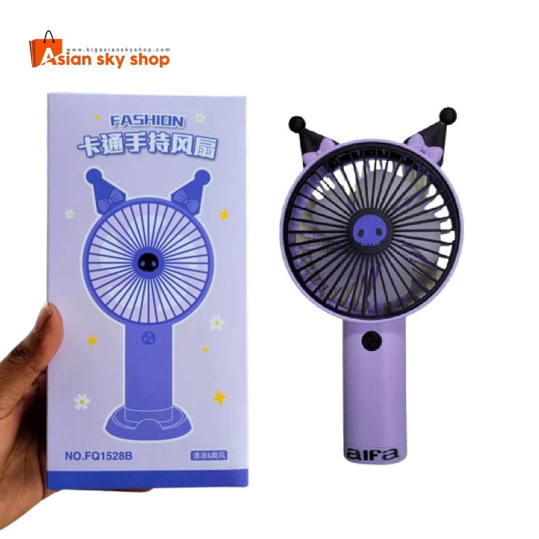 FQ1528 Cartoon Handheld Fan for Kids and Adults