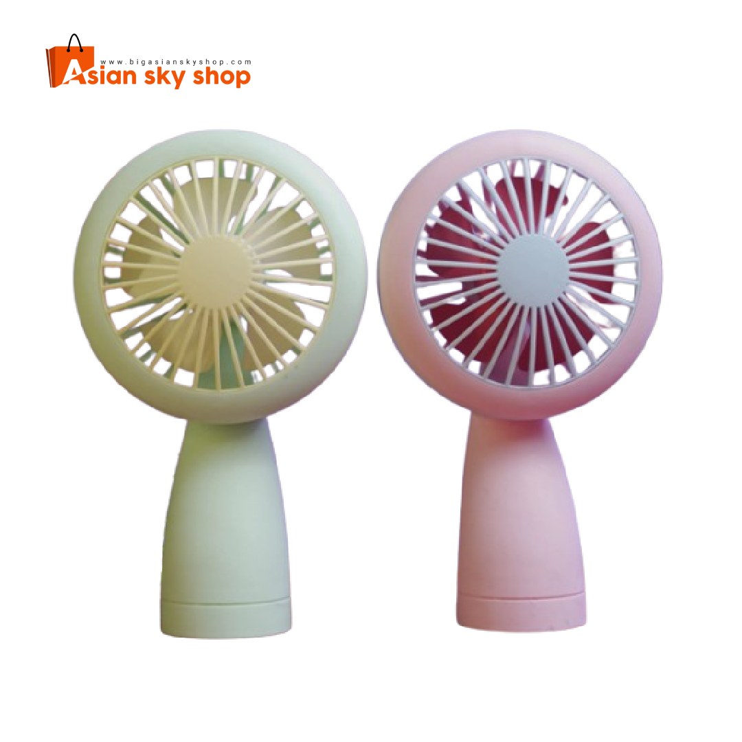 Rechargeable mini LED hand fan portable USB charging