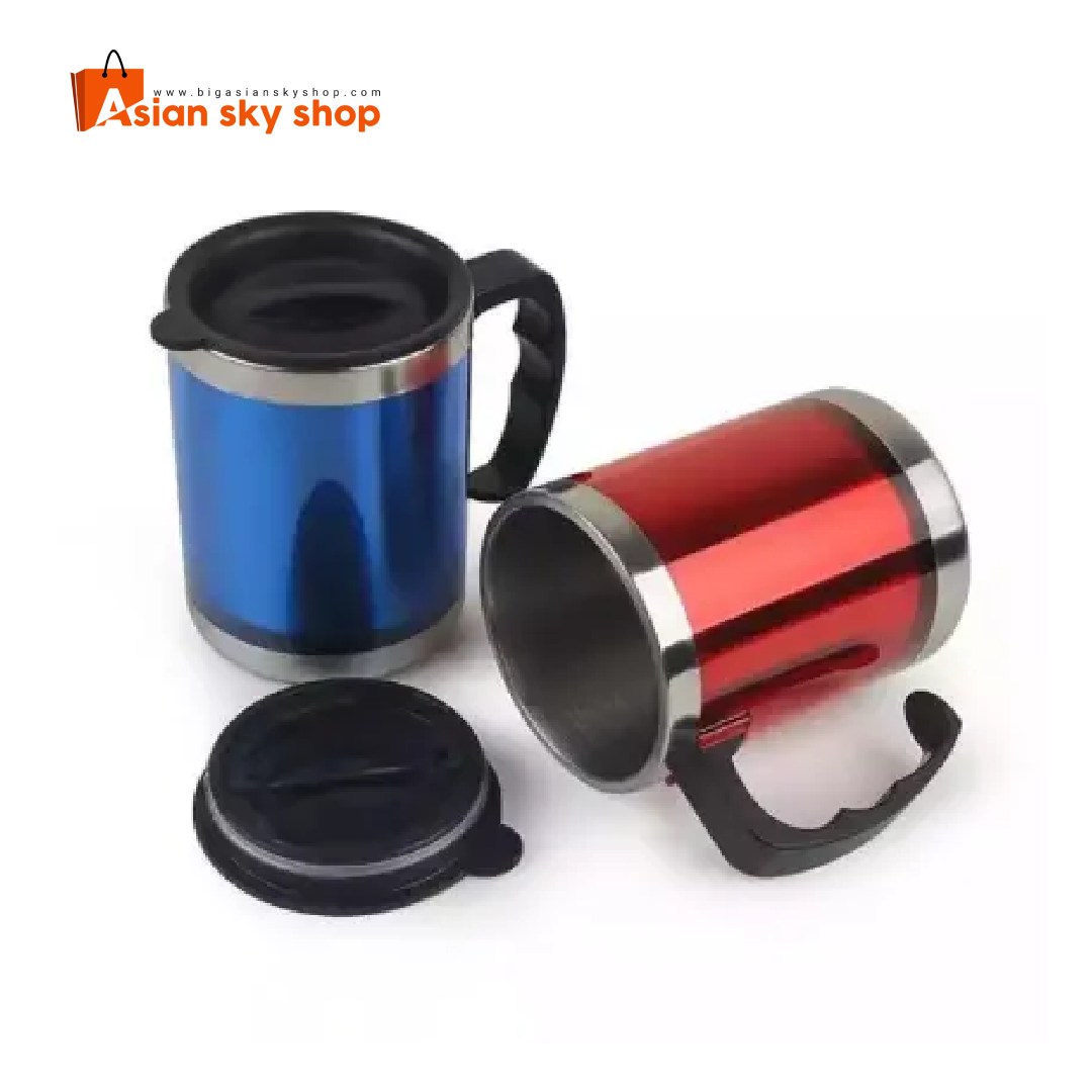 Stainless steel travel mug for hot and cold drinks