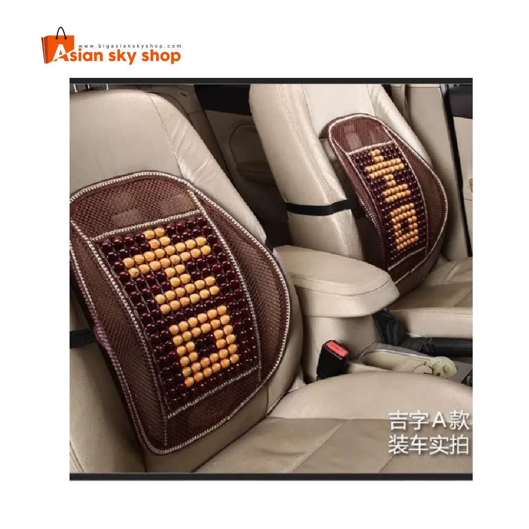 Wooden chair back support for sitting comfort