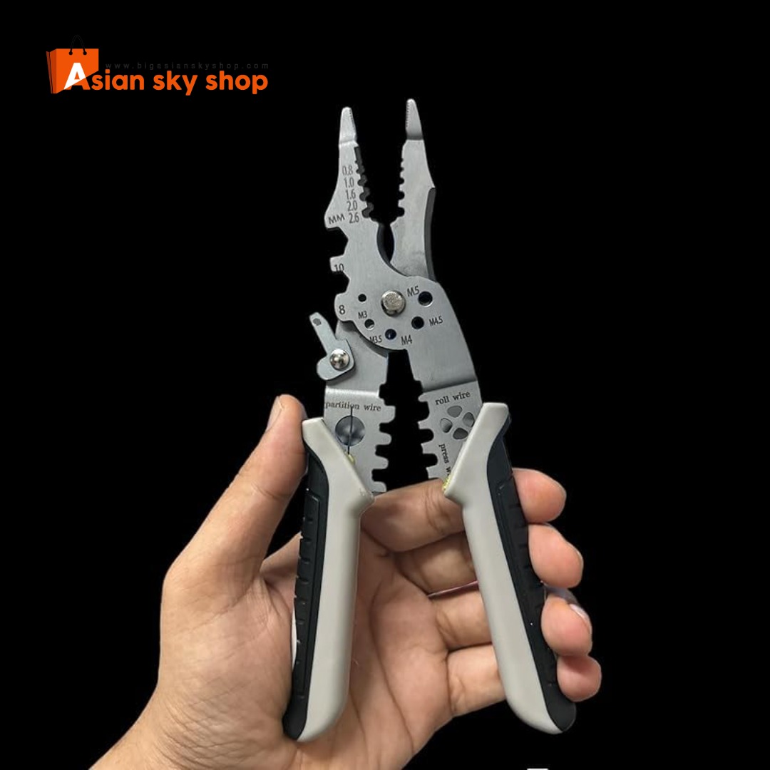9 in 1 multifunctional stainless steel cutting pliers tool