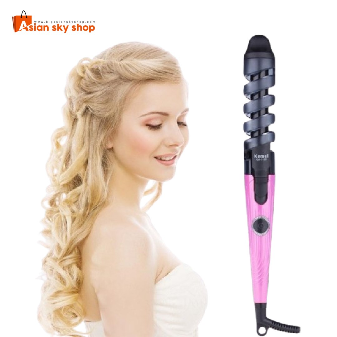 Kemei KM-1026 Hair Straightener with ceramic plates