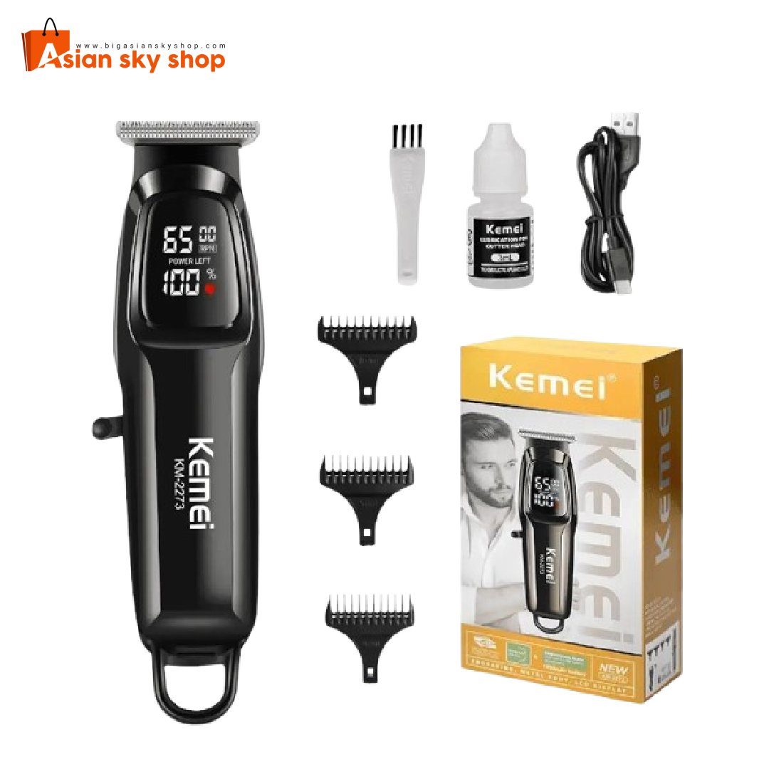 Kemei KM2273 Hair Trimmer with stainless steel blades