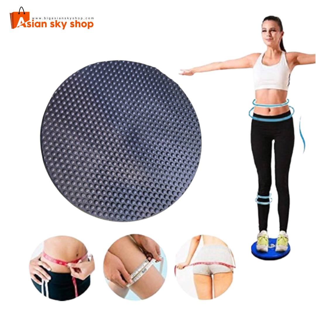 12-inch metal waist twister disc for core and waist workout