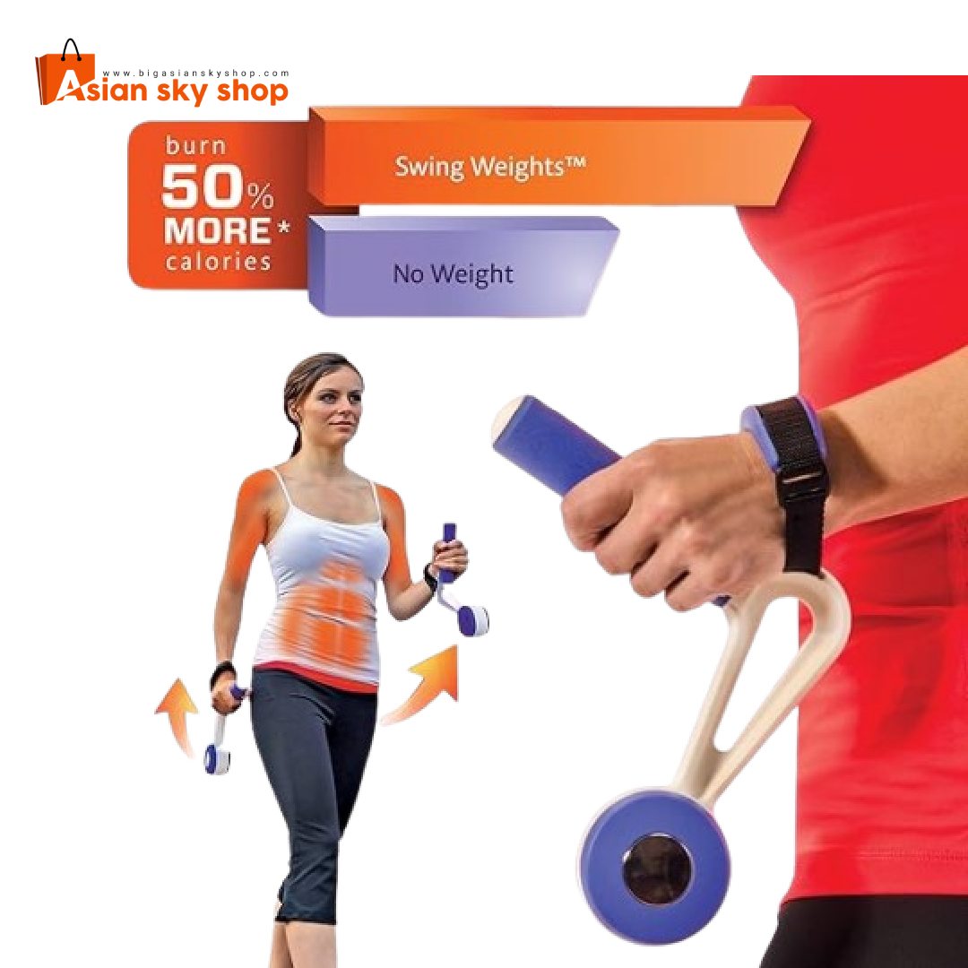 Swing Weights Fitness Dumbbells 1.5kg Pair for walking workouts and home cardio exercises