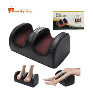 Electric Foot Massager Machine with Heat and Shiatsu Rollers