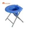 Stainless steel commode chair for patient and home care support