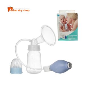 Manual breast pump 150ml with strong silicone suction ball