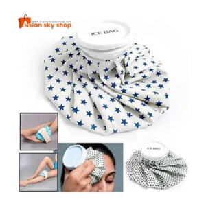 Hot and cold reusable ice bag for swelling reduction