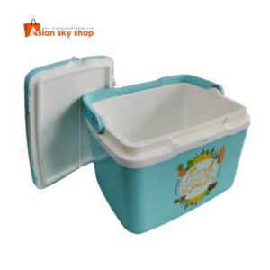 Insulated thermal cooler box for frozen food storage