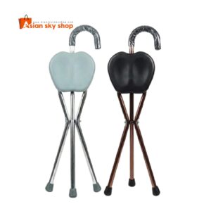 2 in 1 Walking Cane with Foldable Chair