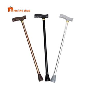 Adjustable hand walking stick with aluminum body