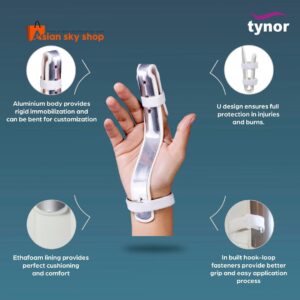 Tynor F-03 Finger Splint for Fractures and Sprains