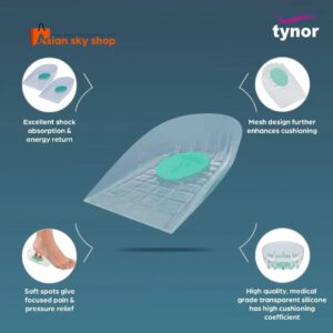 Tynor K-02 Silicone Heel Cushion Pair
