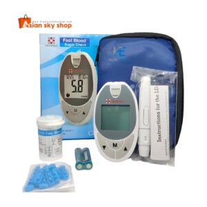 Getwell RFL GWL100 glucometer with test strips and lancets